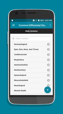 Common Differential Diagnosis android App screenshot 0